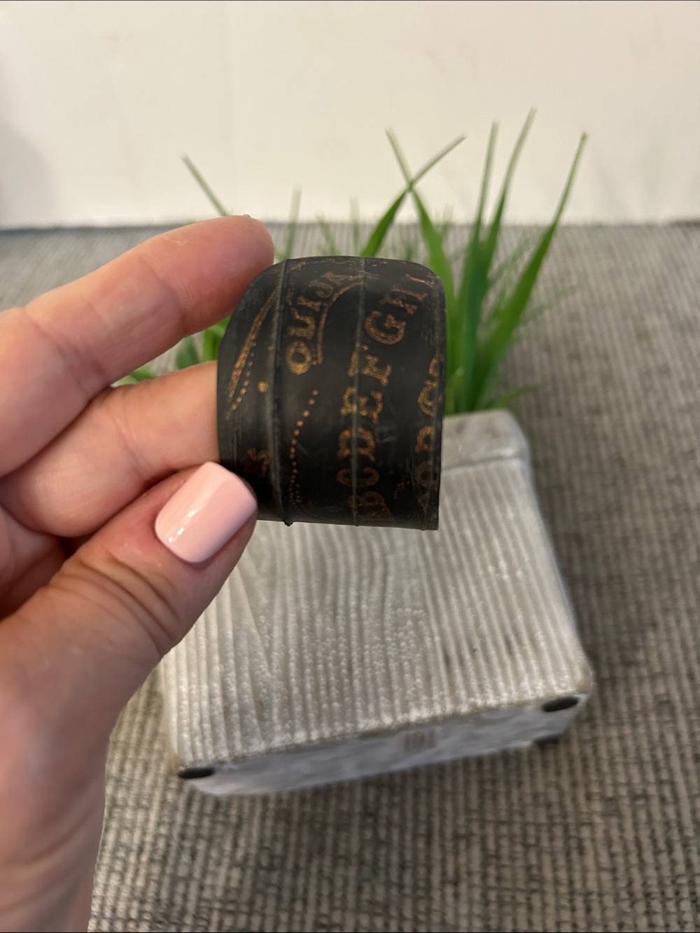 ❌last chance!❌  vintage ‘93 License plate Cuff Bracelet with numbers & letters - Picture 9 of 10